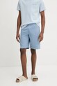 PS Paul Smith pantaloncini in lino misto blu M2R.699P.P22319