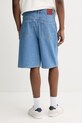 Îmbrăcăminte Drôle de Monsieur pantaloni scurți din denim Le Short Baggy Rayures G.BS147.CO179.LBE albastru
