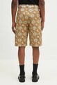 Одежда Хлопковые шорты Drôle de Monsieur Le Short Workwear Paisley G.BS155.CO189.MS жёлтый