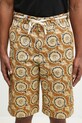 Хлопковые шорты Drôle de Monsieur Le Short Workwear Paisley жёлтый G.BS155.CO189.MS