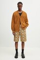 Drôle de Monsieur pamut rövidnadrág Le Short Workwear Paisley G.BS155.CO189.MS sárga