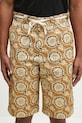 Βαμβακερό σορτσάκι Drôle de Monsieur Le Short Workwear Paisley πορτοκαλί G.BS155.CO189.MS