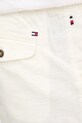 Лляні шорти Tommy Hilfiger бежевий MW0MW37804