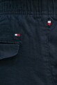 Tommy Hilfiger szorty lniane granatowy MW0MW37804