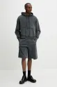Βαμβακερό σορτσάκι A-COLD-WALL* ACWMB327 γκρί SS25