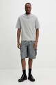 A-COLD-WALL* pantaloni scurti din bumbac ACWMB320 gri SS25