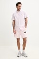 Tommy Jeans szorty bawełniane DM0DM20936 różowy SS25