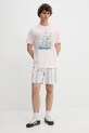 Tommy Jeans szorty bawełniane DM0DM21948 biały SS25