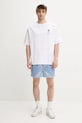 Bavlněné šortky Tommy Jeans DM0DM21945 modrá SS25