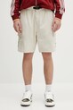 Βαμβακερό σορτσάκι Barbour Barbour Grindle Cargo Relaxed Short απλό μπεζ MST0062