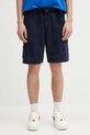 Barbour szorty bawełniane Barbour Grindle Cargo Relaxed Short gładkie granatowy MST0062