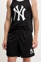 47 brand pantaloni scurți MLB New York Yankees tricotaj negru BB017PMXYEX657794JK