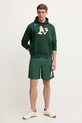 47 brand pantaloni scurți MLB Oakland Athletics BB018PMXYEX657807DG verde SS25