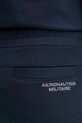 Aeronautica Militare pantaloni scurți din bumbac bleumarin BF014F581