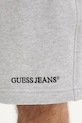 Bavlněné šortky Guess Jeans šedá M5GD49.KCPR1