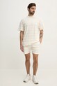 BALR. pantaloni scurți din bumbac B1433.1023 bej SS25
