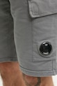 Bavlnené šortky C.P. Company sivá 18CMSB069A002246G