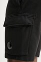 C.P. Company pantaloni scurti din bumbac negru 18CMSB101A110044G