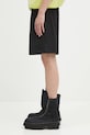 Bavlněné šortky Axel Arigato Stitch Embroidered Shorts A3124002 černá SS25