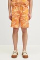 Jeans kratke hlače Napapijri N-Talla Aop Bombaž oranžna NP0A4IBRFED1