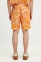 Îmbrăcăminte Napapijri pantaloni scurți jeans N-Talla Aop NP0A4IBRFED1 portocaliu