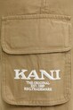 Karl Kani pantaloni scurți din bumbac 6012260 verde