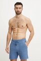 OAS pantaloni scurti din bumbac bumbac albastru 5009.04