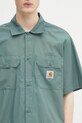 Carhartt WIP camicia S/S Craft Shirt verde I035232.2M2XX