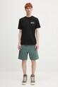 Памучен къс панталон Carhartt WIP Chase Sweat Short I033669.2N0XX зелен