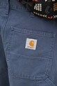 Bavlněné šortky Carhartt WIP Single Knee Short modrá I034797.2OT4O