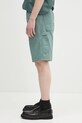 Carhartt WIP cotton shorts Single Knee Short I034797.2M24O green SS25