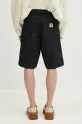Oblečenie Rifľové krátke nohavice Carhartt WIP Single Knee Short I034797.894O čierna