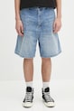 Carhartt WIP cotton denim shorts OG Single Knee Short cotton blue I034872.01UR