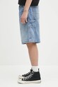 Carhartt WIP pantaloncini di jeans in cotone OG Single Knee Short I034872.01UR blu SS25