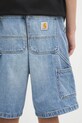 Carhartt WIP pantaloncini di jeans in cotone OG Single Knee Short blu I034872.01UR