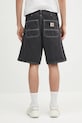 Одежда Хлопковые джинсовые шорты Carhartt WIP Simple Short I033333.8960 чёрный