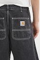Хлопковые джинсовые шорты Carhartt WIP Simple Short чёрный I033333.8960