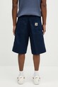 Odzież Carhartt WIP szorty Simple Short I034912.E702 granatowy