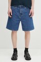 Carhartt WIP denim shorts Nolan Short cotton blue I034869.160