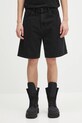 Carhartt WIP cotton denim shorts Nolan Short denim black I034869.8906