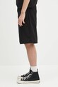 Βαμβακερό σορτσάκι Carhartt WIP Calder Short I034812.89GD μαύρο SS25