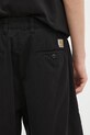 Βαμβακερό σορτσάκι Carhartt WIP Calder Short μαύρο I034812.89GD