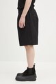 Βαμβακερό σορτσάκι Carhartt WIP Marv Short I034813.8906 μαύρο SS25