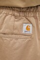 Хлопковые шорты Carhartt WIP Marv Short коричневый I034813.8Y06