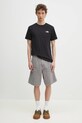 Bavlněné šortky Carhartt WIP Double Knee Short I034793.2LR06 šedá