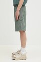 Хлопковые шорты Carhartt WIP Double Knee Short I034793.1YF06 зелёный SS25