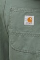 Бавовняні шорти Carhartt WIP Double Knee Short зелений I034793.1YF06