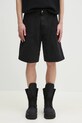 Bavlněné šortky Carhartt WIP Double Knee Short bavlna černá I034793.8906