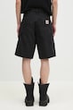 Clothing Carhartt WIP cotton shorts Double Knee Short I034793.8906 black