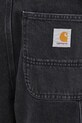 Carhartt WIP pantaloni scurti jeans Double Knee Short negru I034867.8906